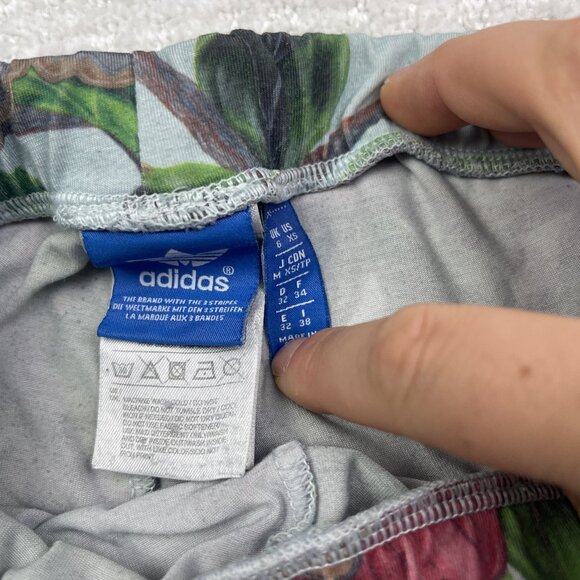 Adidas Originals Battle of the Birds Leggings Floral Tropical AOP Wom Size XS - Picture 6 of 11